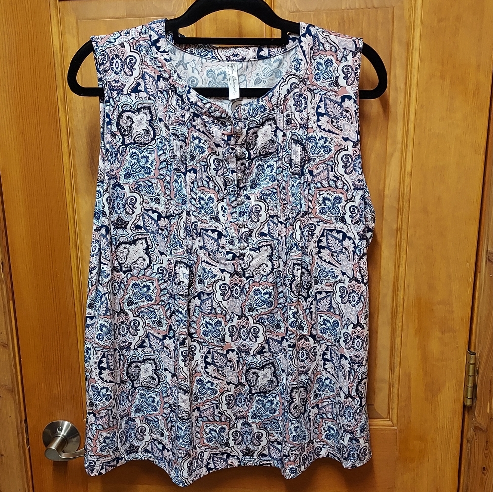 Button front blouse